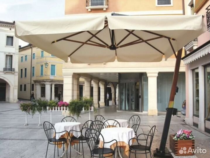 Уличный профессиональный зонт для дачи и сада