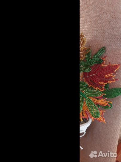 Букет из бисера