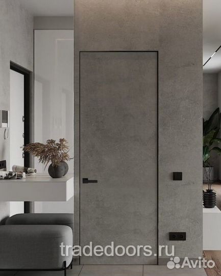 Скрытые межкомнатные двери invisible