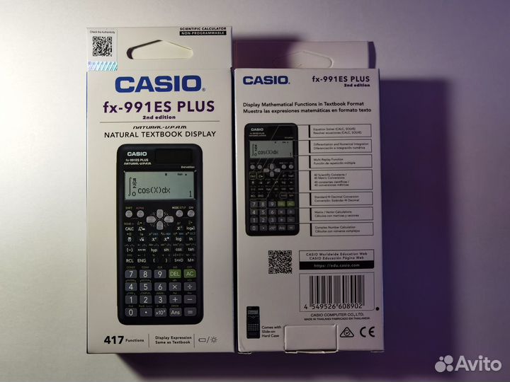 Инженерный калькулятор Casio fx-991ES plus для егэ