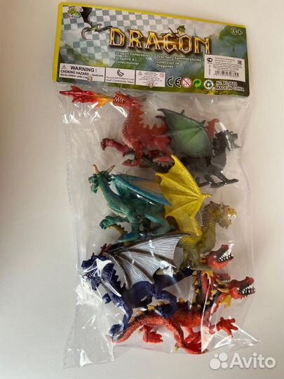 Набор драконов 6 шт