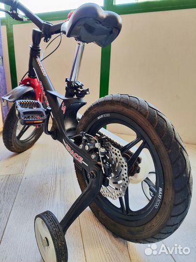 Детский велосипед 14 дюймов maxiscoo space