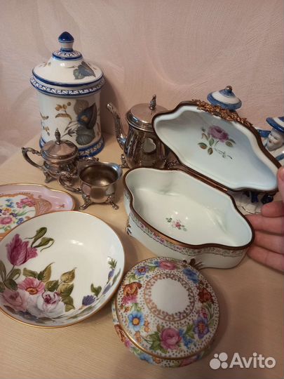 Посуда,фигурки винтаж из Европы. Limoges,Arzberg