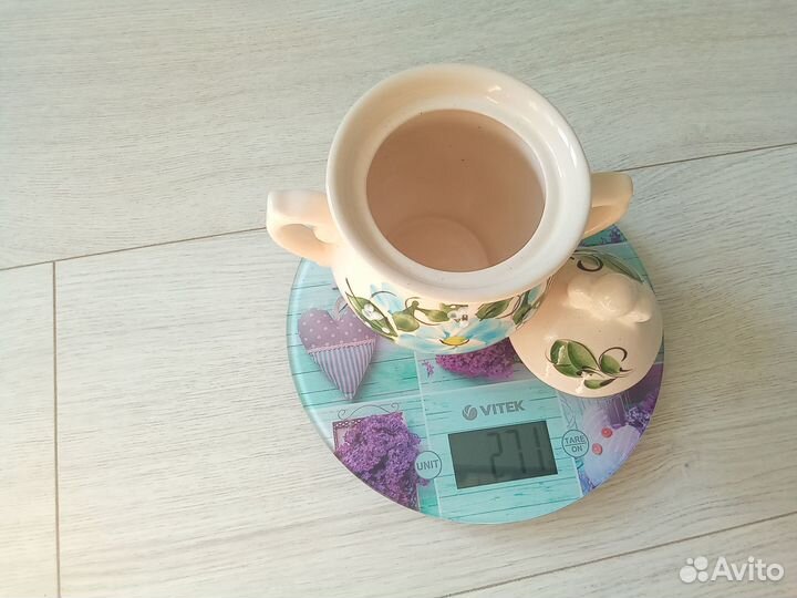 Посуда. Сахарница керамическая. б/у