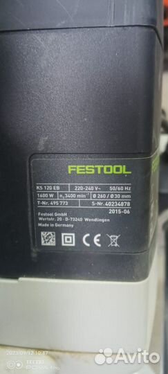 Торцовочная пила festool