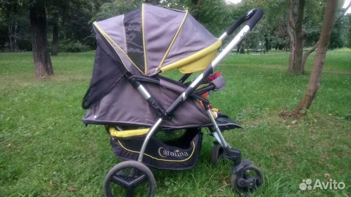 Коляска carolina xt с перекидной ручкой от 0 до 3