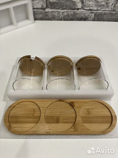 Набор баночек для сыпучих продуктов