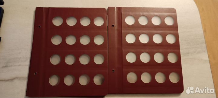 Листы для монет