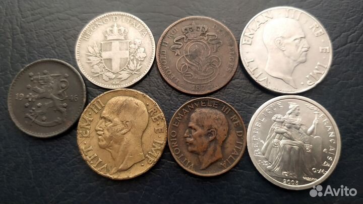 Редкие иностранные монеты 19-20 век