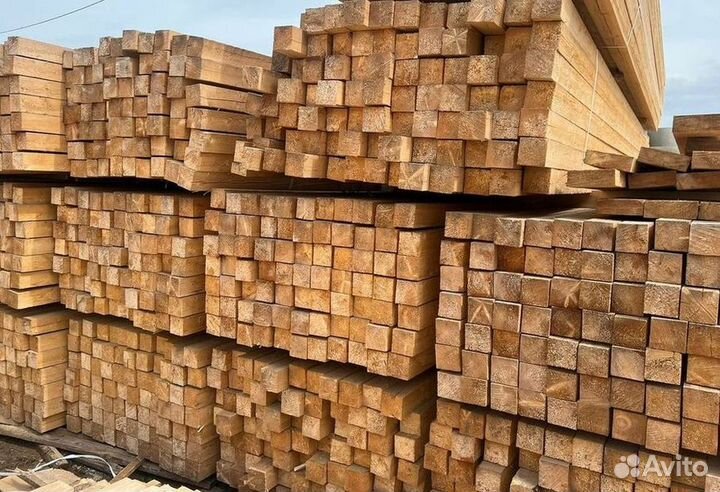 Брус обрезной 200х200х6000мм 1 сорт ГОСТ