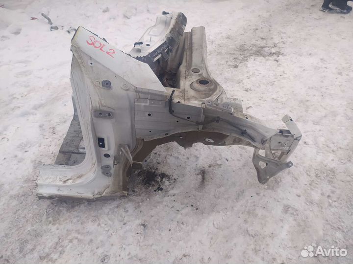 Лонжерон правый четверть Hyundai Solaris 2