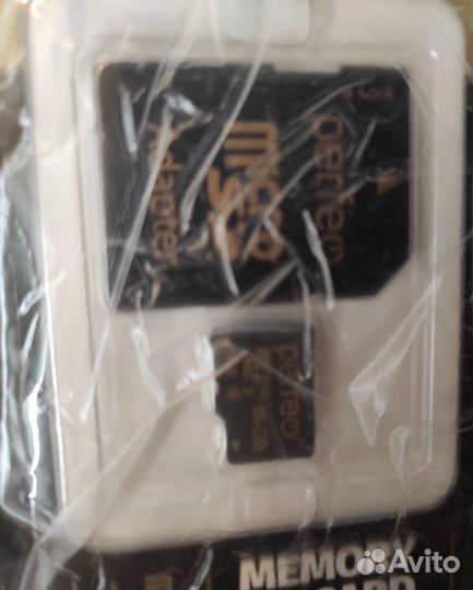 Карта памяти micro sd с адаптером