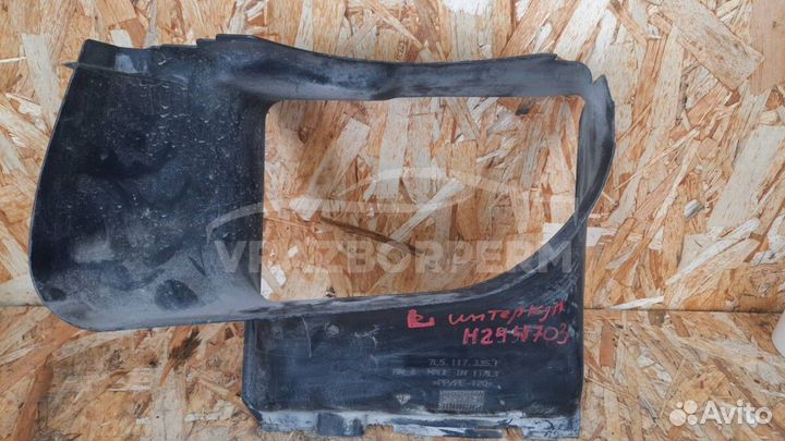 Дефлектор (воздуховод) интеркулера Porsche Cayenne