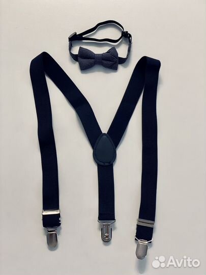 Подтяжки и бабочка