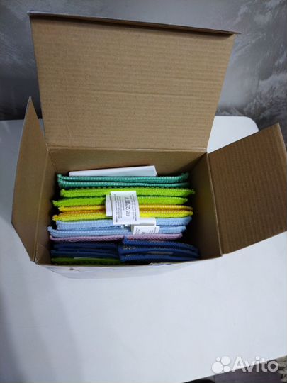 Набор салфеток тряпок для уборки из микрофибры