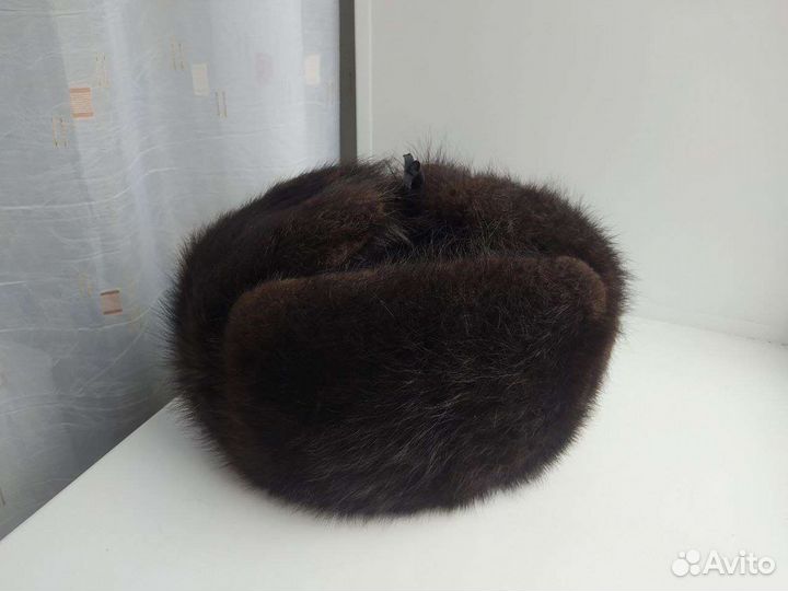 Норковая шапка мужская