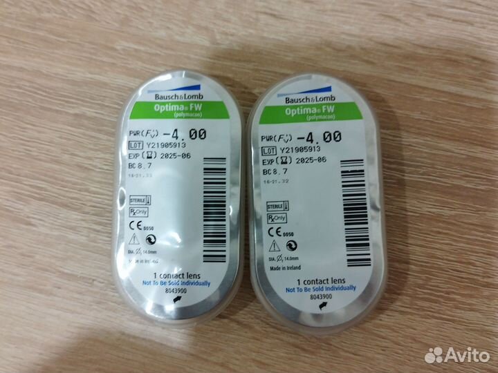 Линзы контактные - 4.0 bausch & lomb