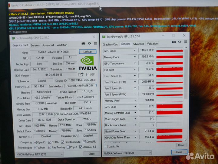 Colorful RTX 3070 BattleAxe 8g