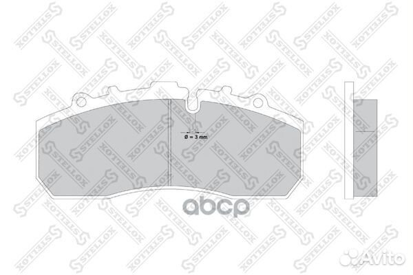 85-11413-SX колодки дисковые 29 042 30mm с пол