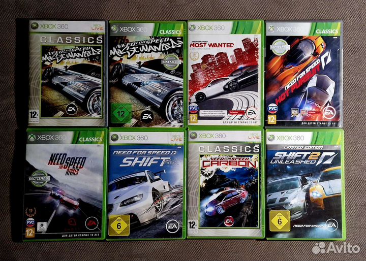 NFS Collection Xbox 360