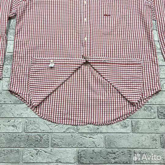 Винтажная рубашка Fila x Checkered Shirt