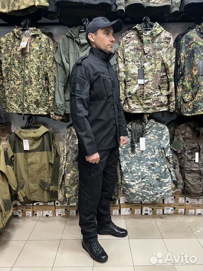 Костюм Аку чёрный с кепкой