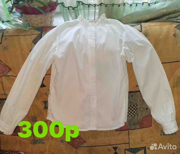Школьные блузки для девочки 134 146