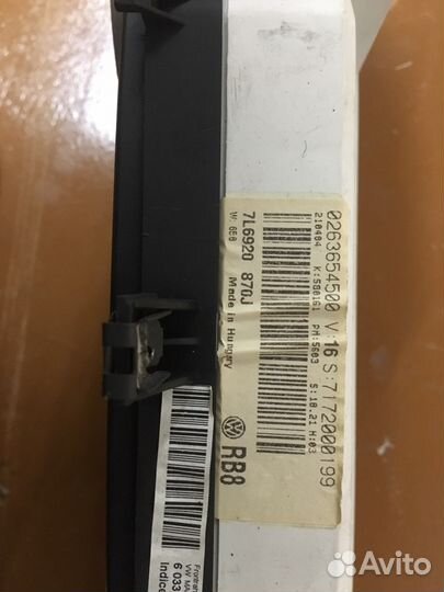 Панель приборов туарег 7L,3.2,бензин