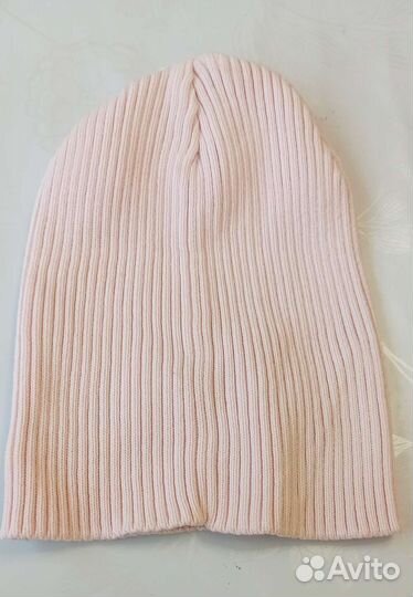 Шапка в рубчик,тыковка