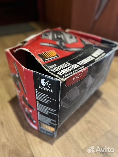 Игровой руль Logitech formula vibration feedback