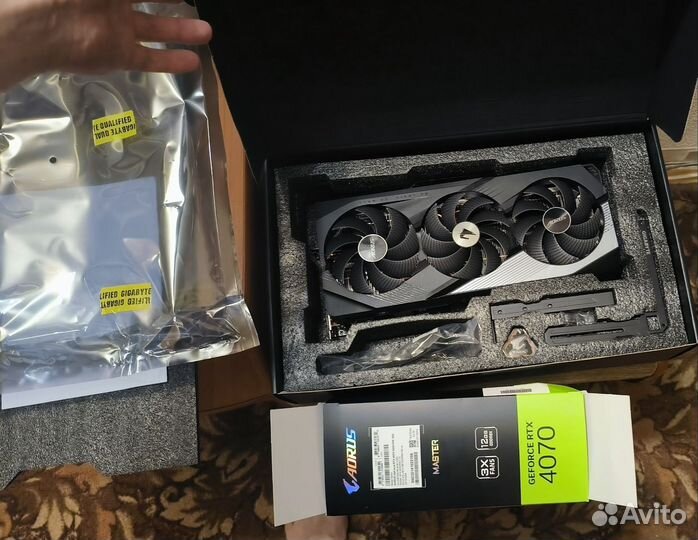 Видеокарта gigabyte rtx 4070 master