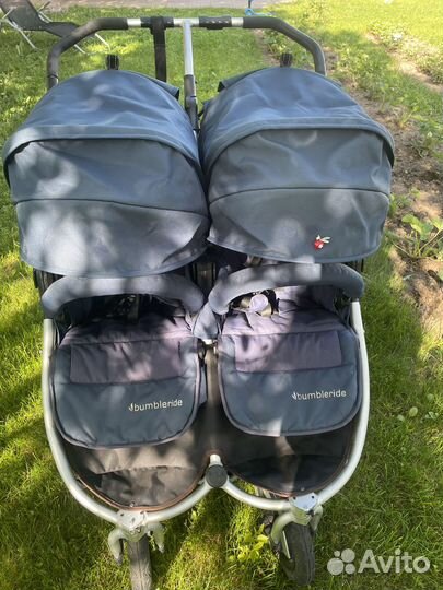 Коляска для двойни Bumbleride Indie Twin 3 в 1