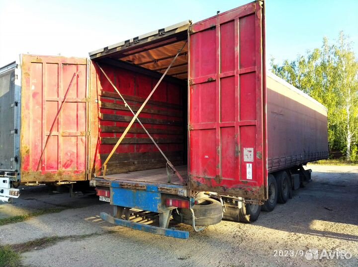 Полуприцеп бортовой МАЗ 9758, 2001