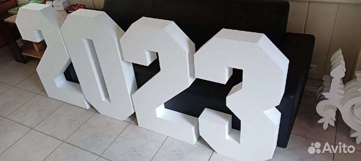 Объемные буквы и фигуры из пенопласта