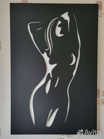 Картина резная из дерева