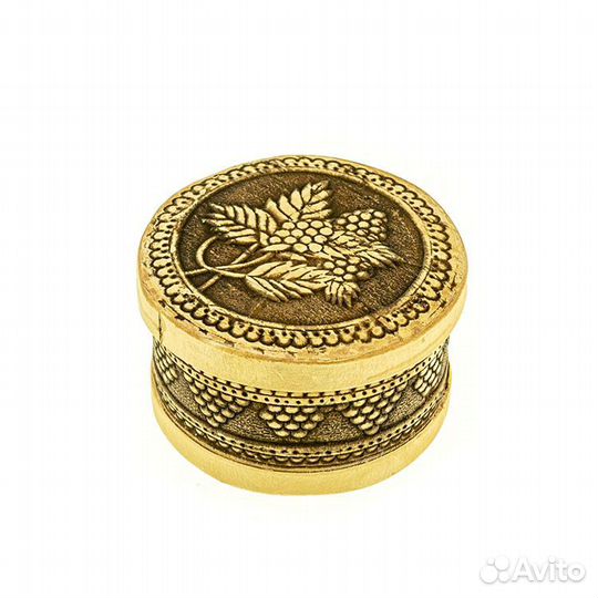 Шкатулка малая D60 Виноград (65 мл., береста)