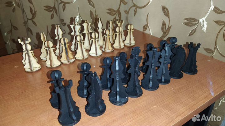 Шахматы из фанеры