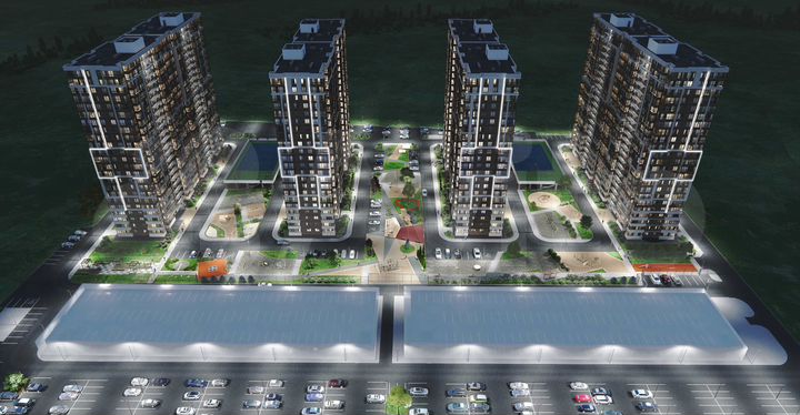 3-к. квартира, 71,4 м², 1/22 эт.