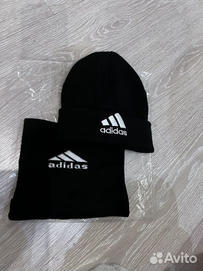 Шапка и снуд adidas