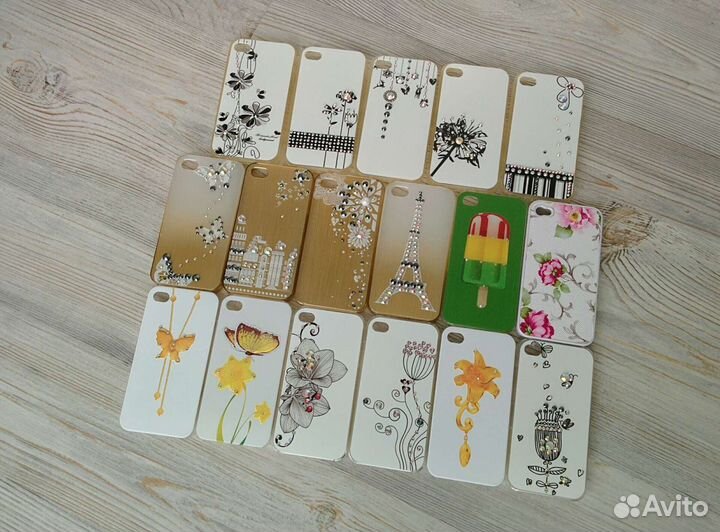 На iPhone 4/4s чехол стекло пленка поклейка