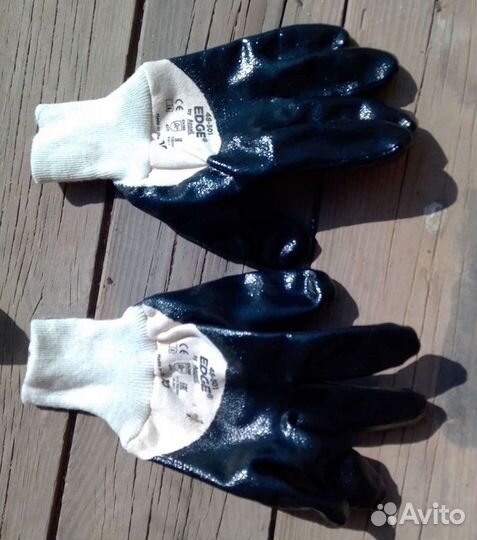 Перчатки нитриловые черные