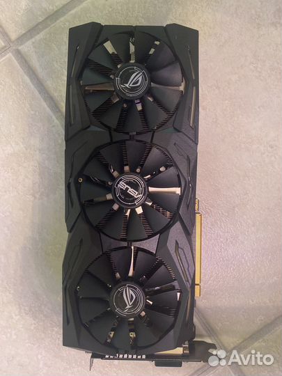 Видеокарта Asus rog strix RX 580 8gb