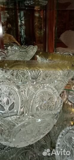 Комплект хрустальных ваз