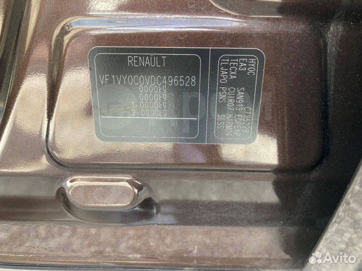 Уплотнитель проема багажника Renault Koleos HY0