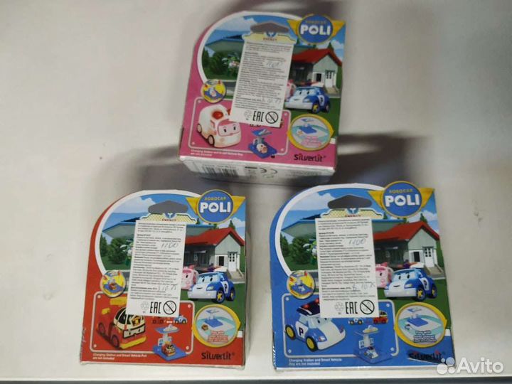 Новые умные машинки Робокар Поли, Рой и Эмбер