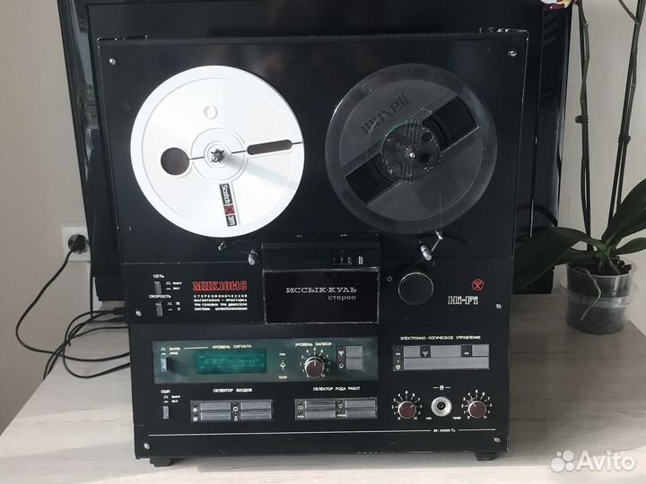 Катушечный магнитофон иссык-куль мпк 101-1С