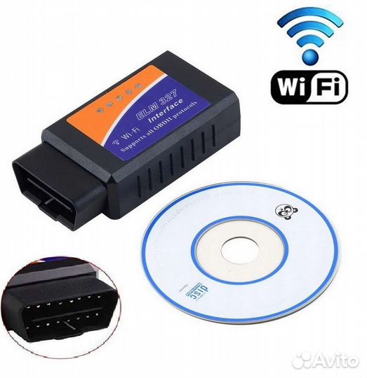 Новый автосканер WI-FI OBD2 ELM 327 версия 1.5