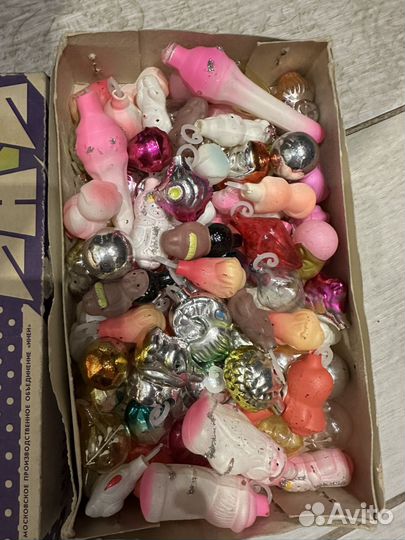 Набор елочных украшений малютка СССР