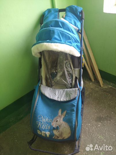 Детские санки коляска бу