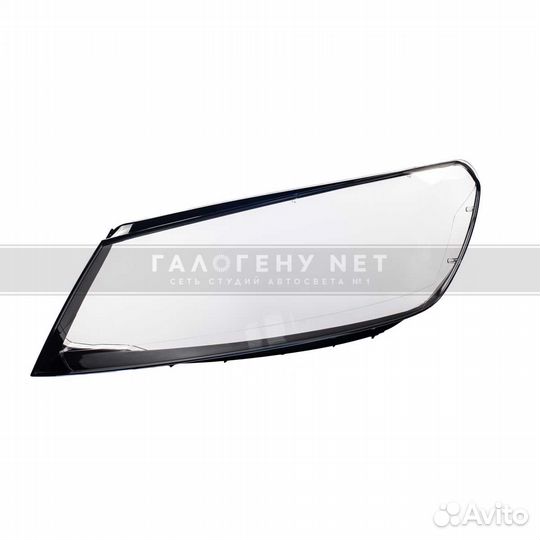 Стекло фары Volkswagen Touareg 2014-2018 (левое)